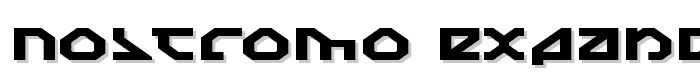Nostromo Expanded font